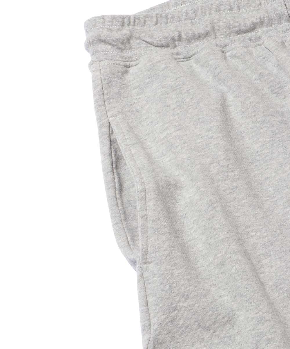 ロゴ刺繍リブ スウェットショーツ