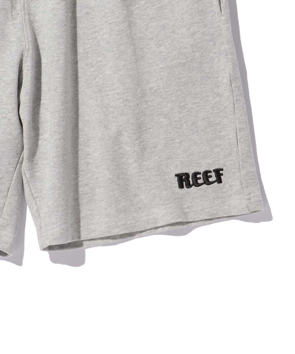 ロゴ刺繍リブ スウェットショーツ