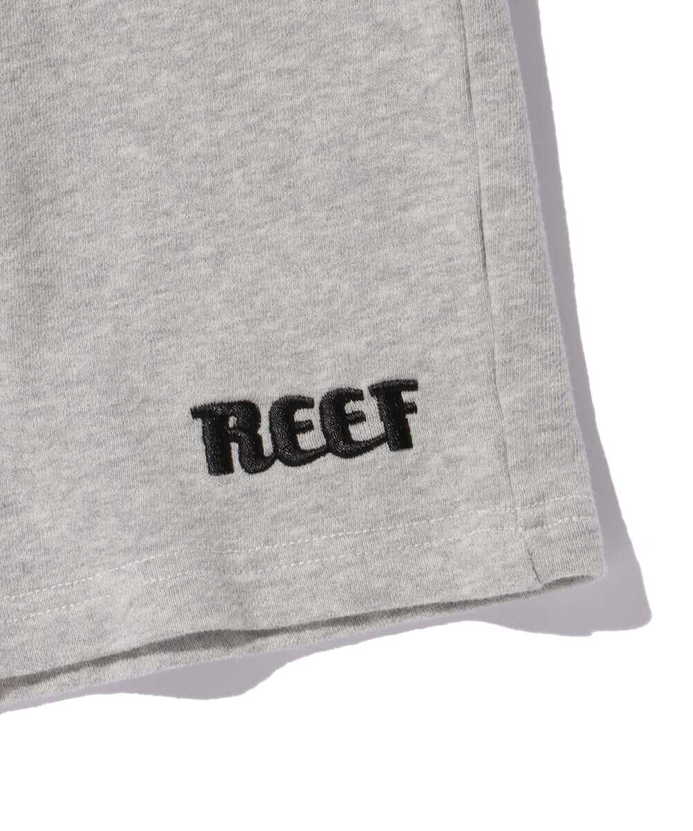 ロゴ刺繍リブ スウェットショーツ