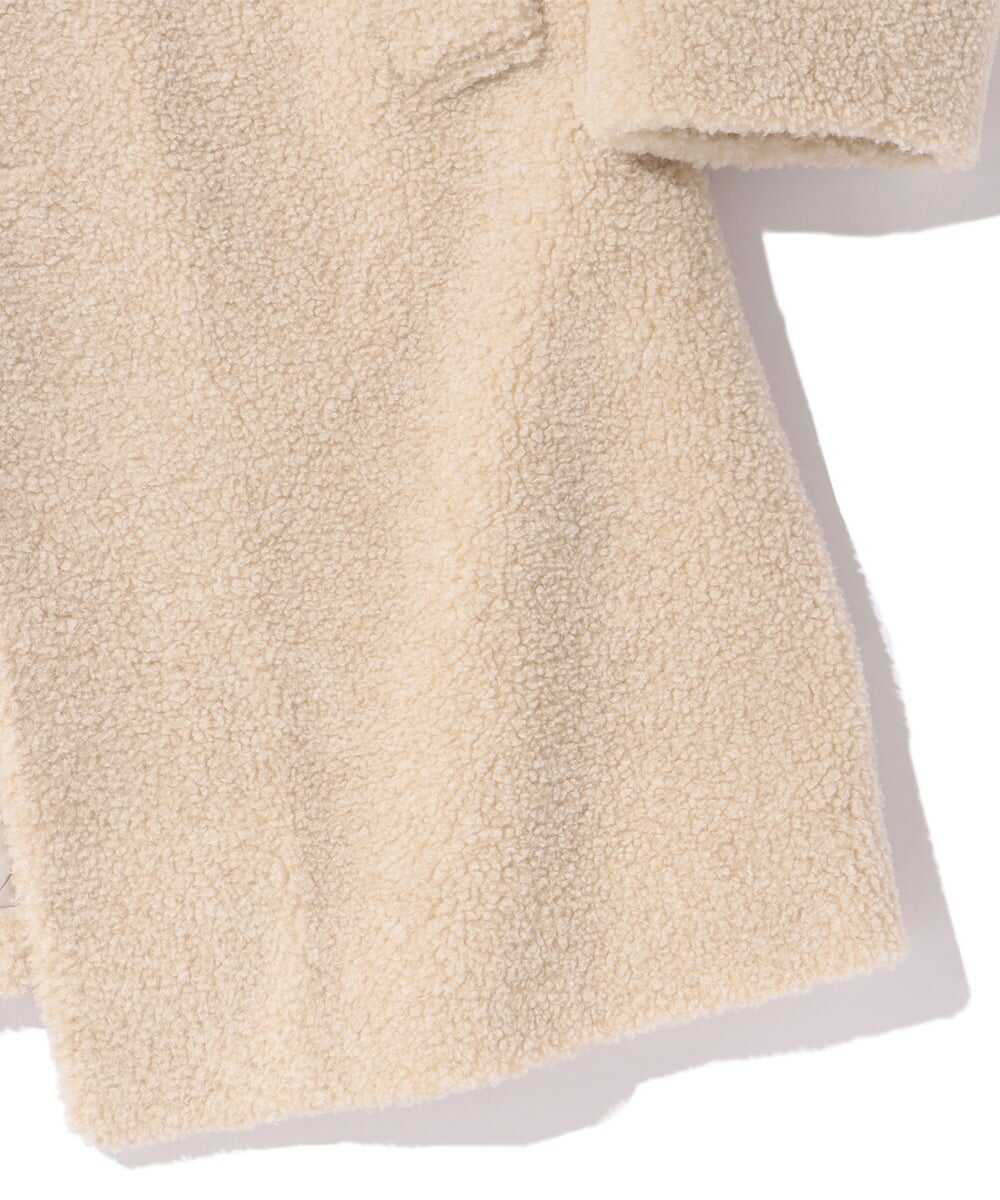 ボアシングルブレストコート