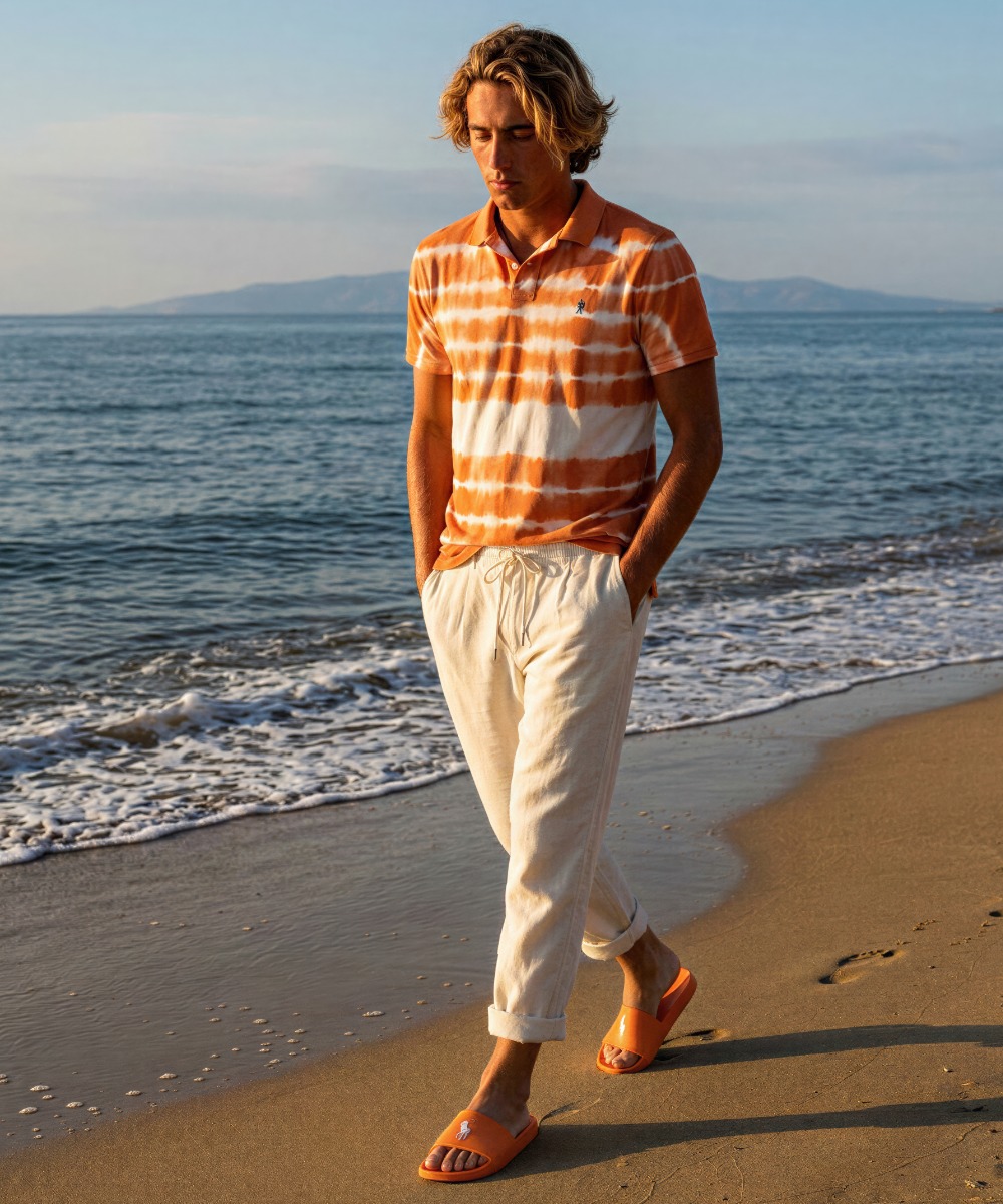 リネンイージーパンツ