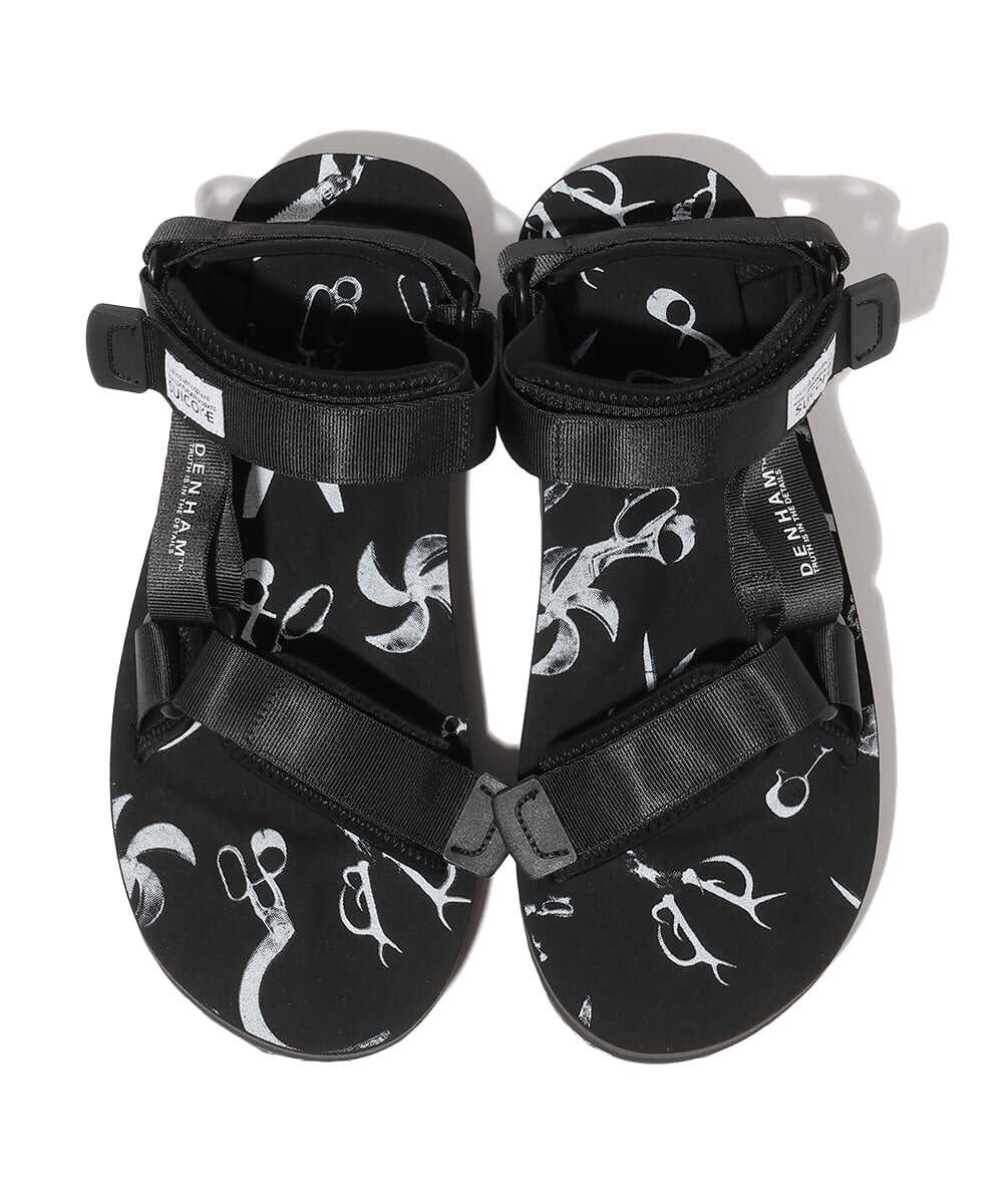 スイコックコラボ ステッチロゴサンダル