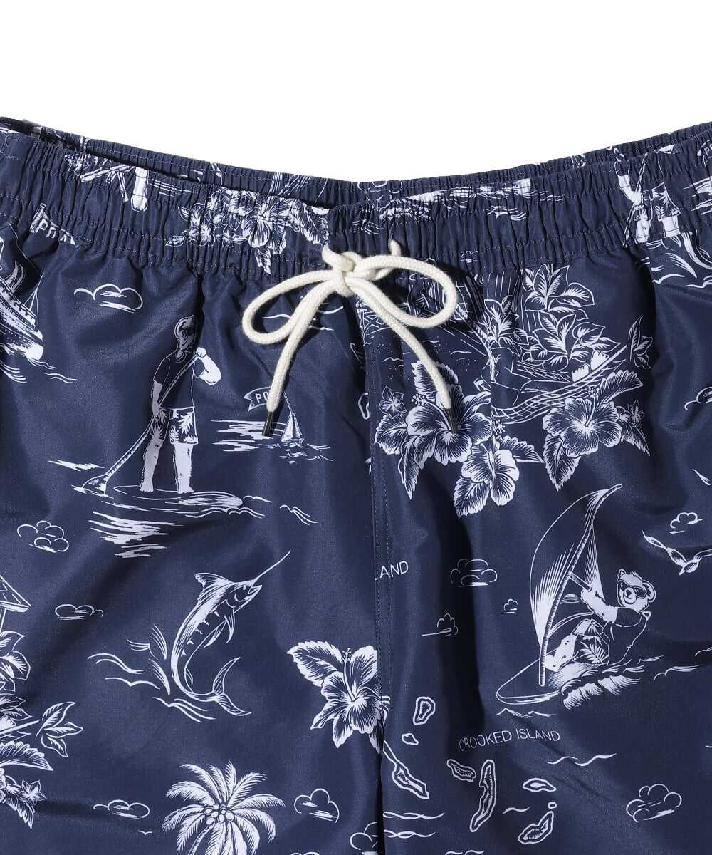 総柄トラベラースイムショーツ