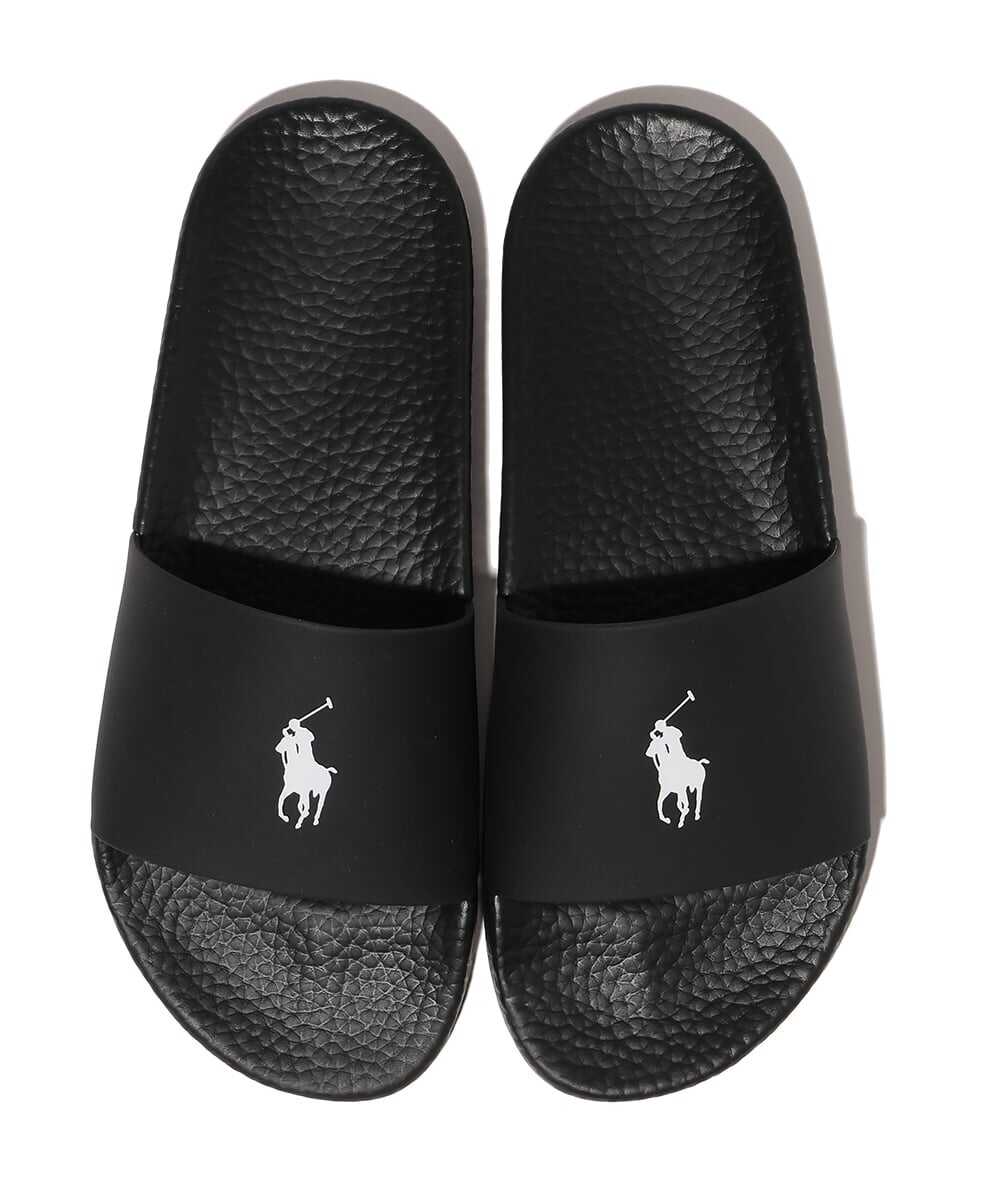 ポロ ポニーロゴ スライドサンダル
