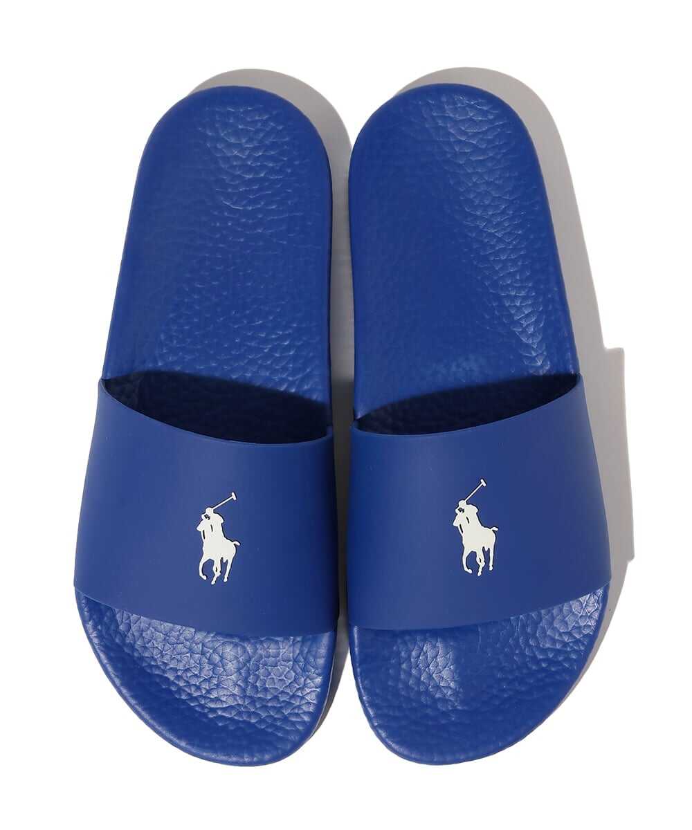 ポロ ポニーロゴ スライドサンダル