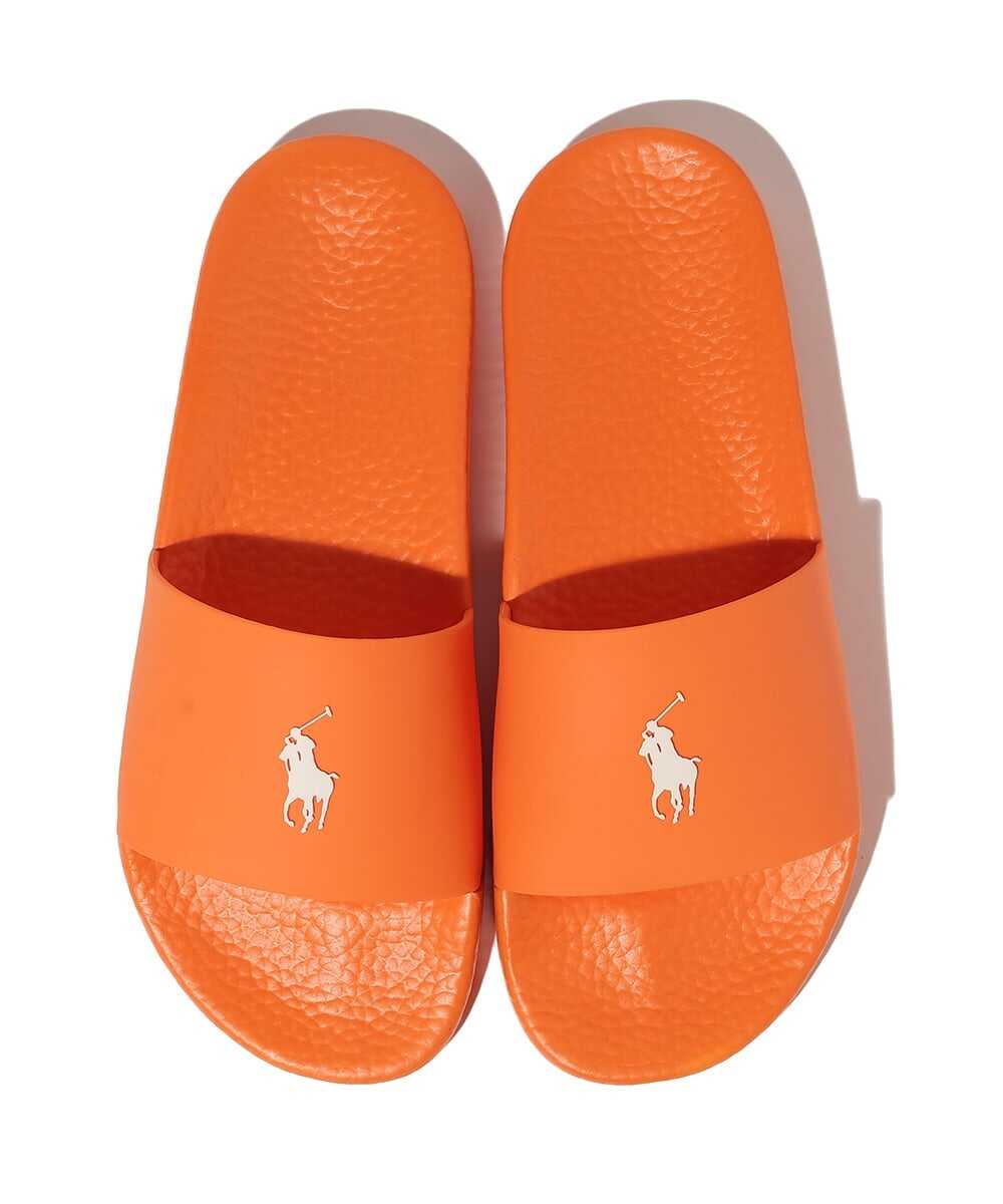 ポロ ポニーロゴ スライドサンダル