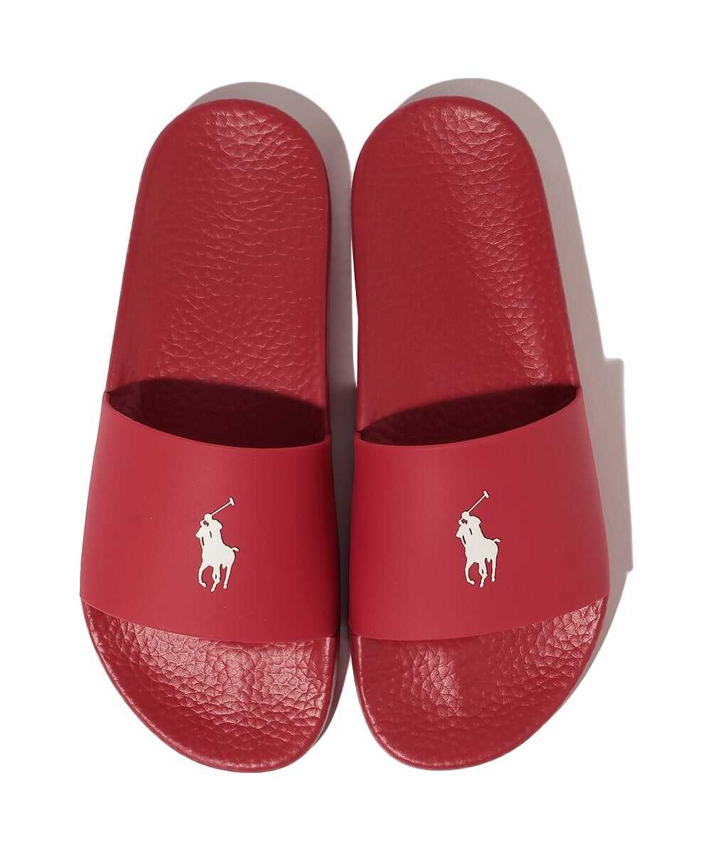 ポロ ポニーロゴ スライドサンダル