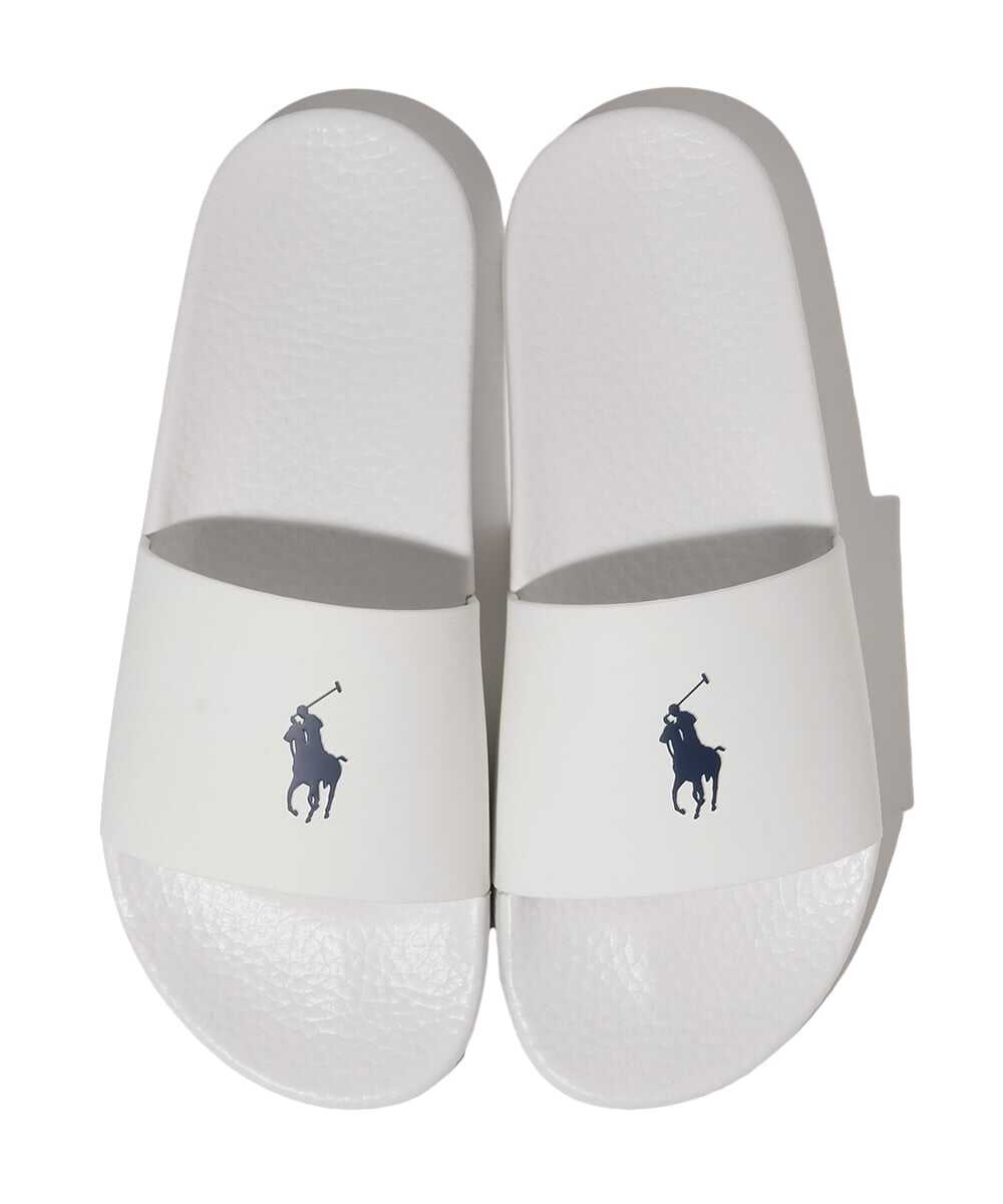 ポロ ポニーロゴ スライドサンダル