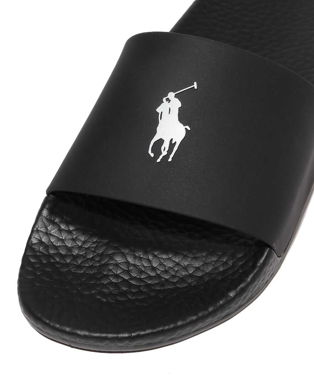 ポロ ポニーロゴ スライドサンダル