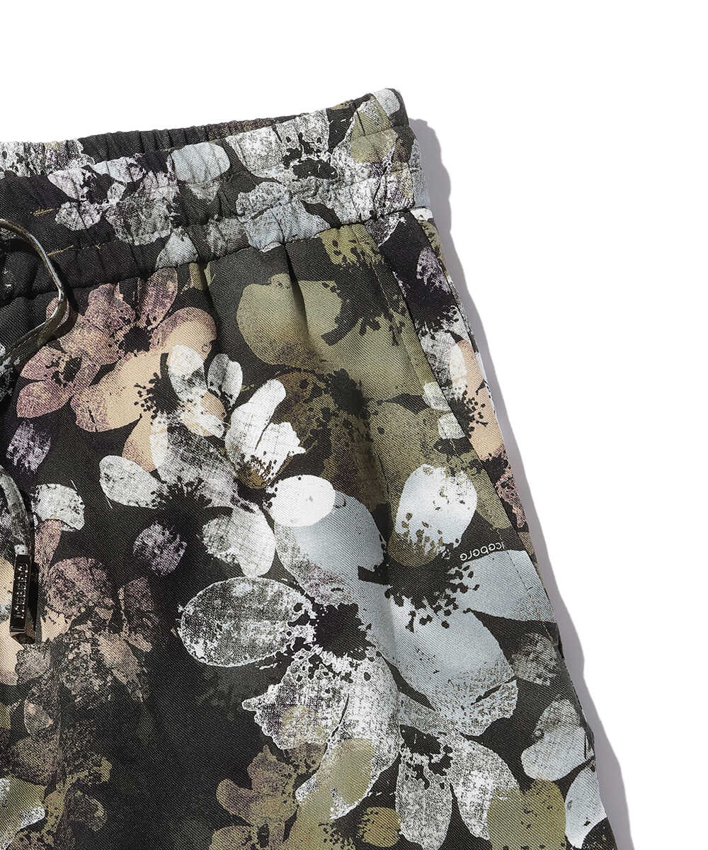フラワー総柄プリントショーツ