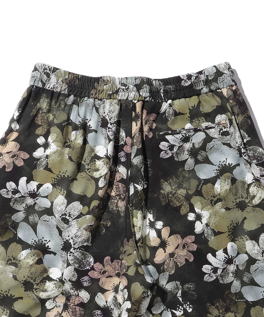 フラワー総柄プリントショーツ