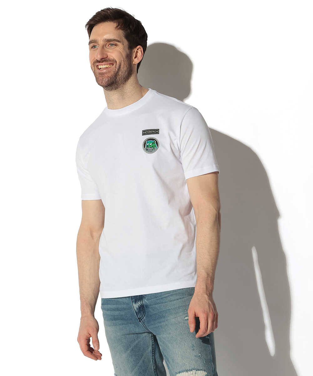 イタリア製 胸パッチTシャツ