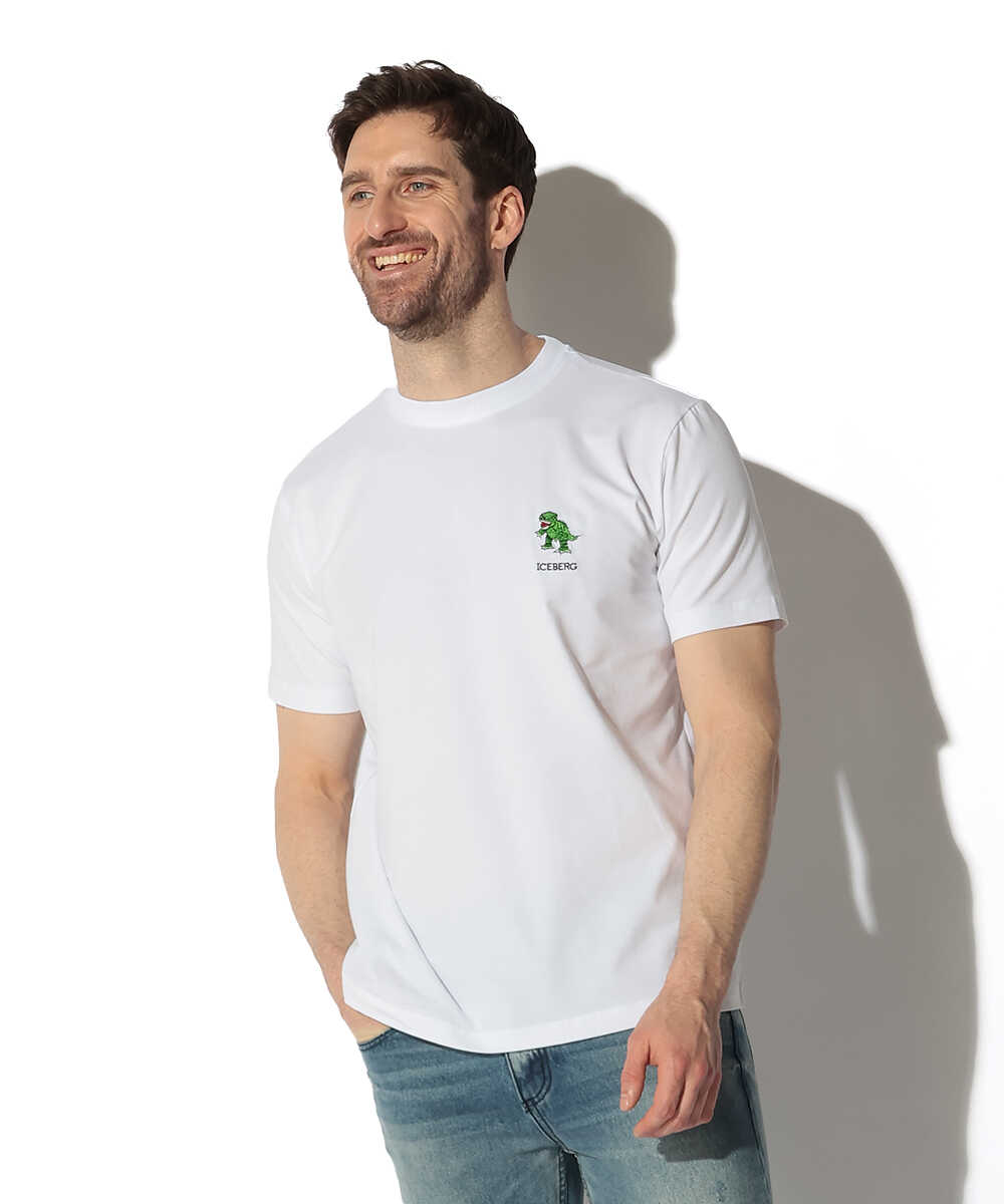 恐竜パッチTシャツ