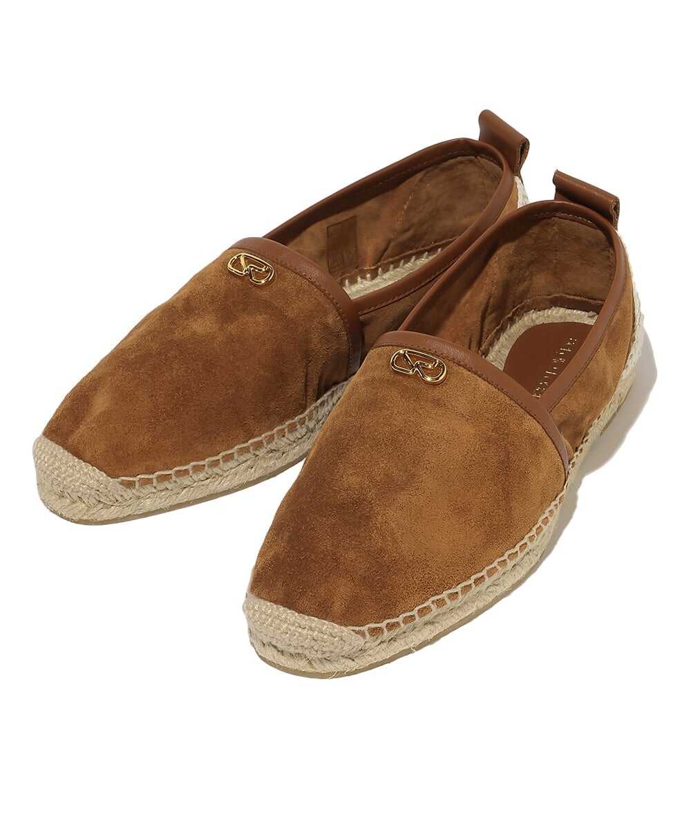 スウェード×ファブリック エスパドリーユ