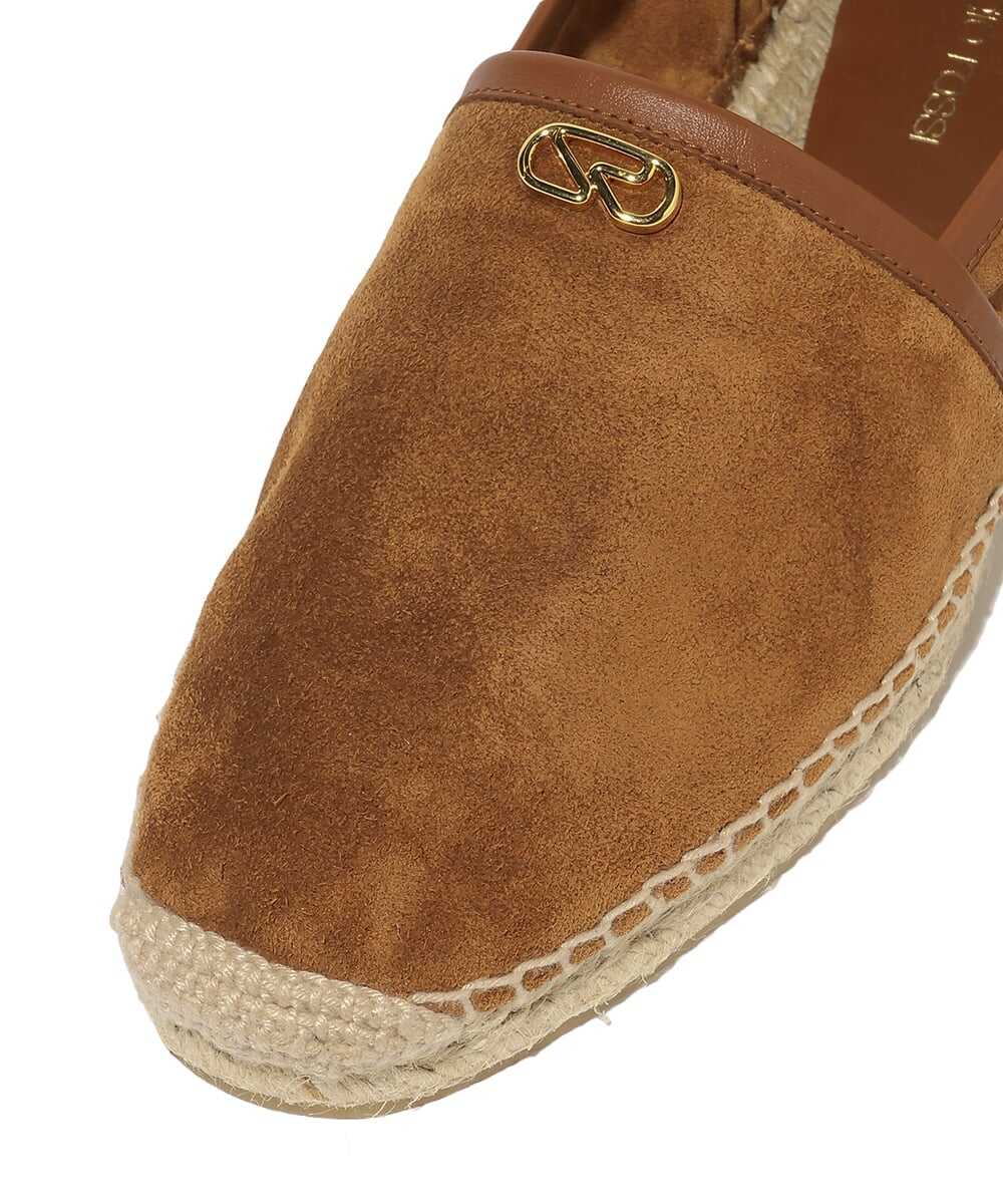 スウェード×ファブリック エスパドリーユ