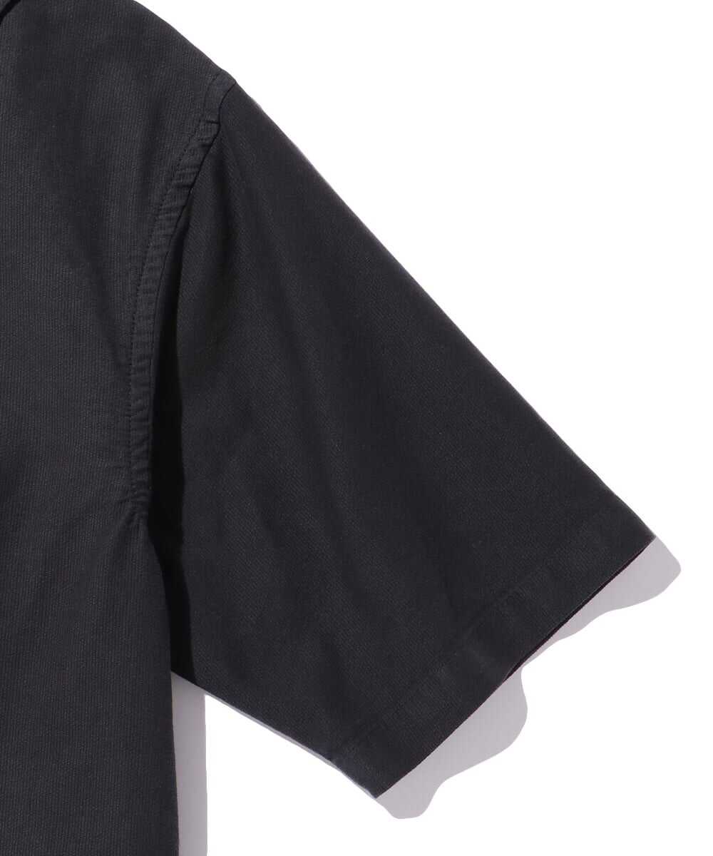 コーデュロイ 半袖シャツパーカ