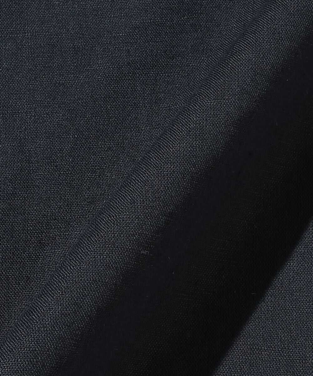 綿麻素材 スタンドカラーシャツ