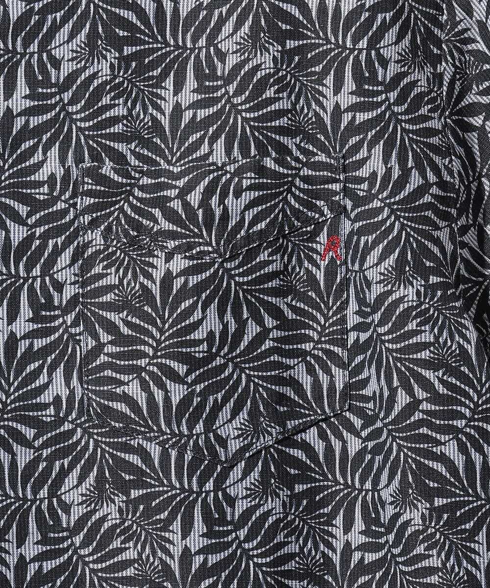 リーフプリント リラックス フィットシャツ