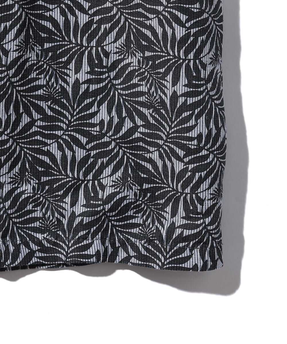 リーフプリント リラックス フィットシャツ