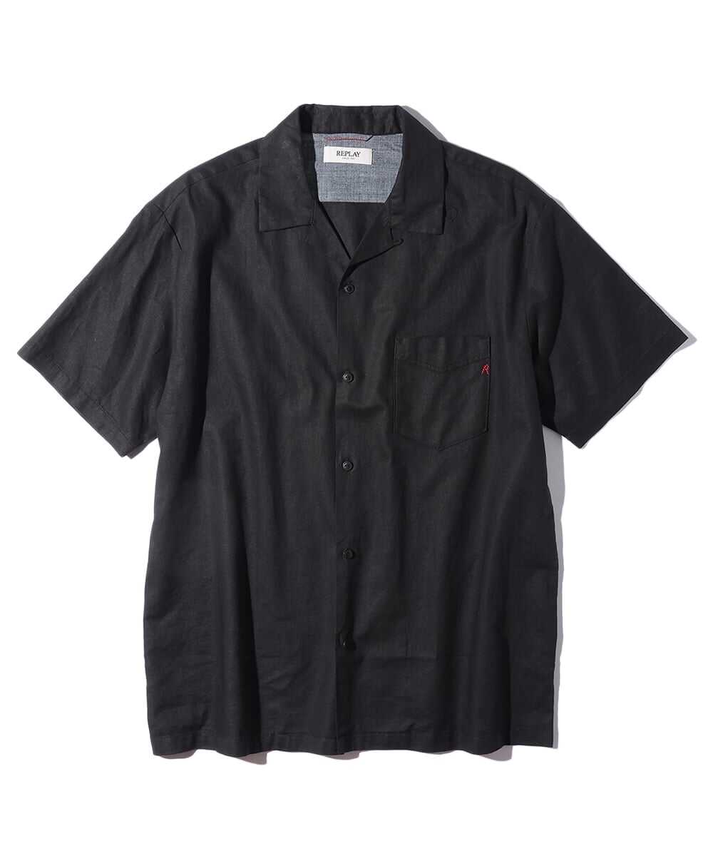 リネンコットン リラックス フィットシャツ