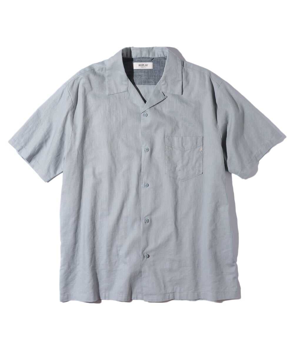 リネンコットン リラックス フィットシャツ