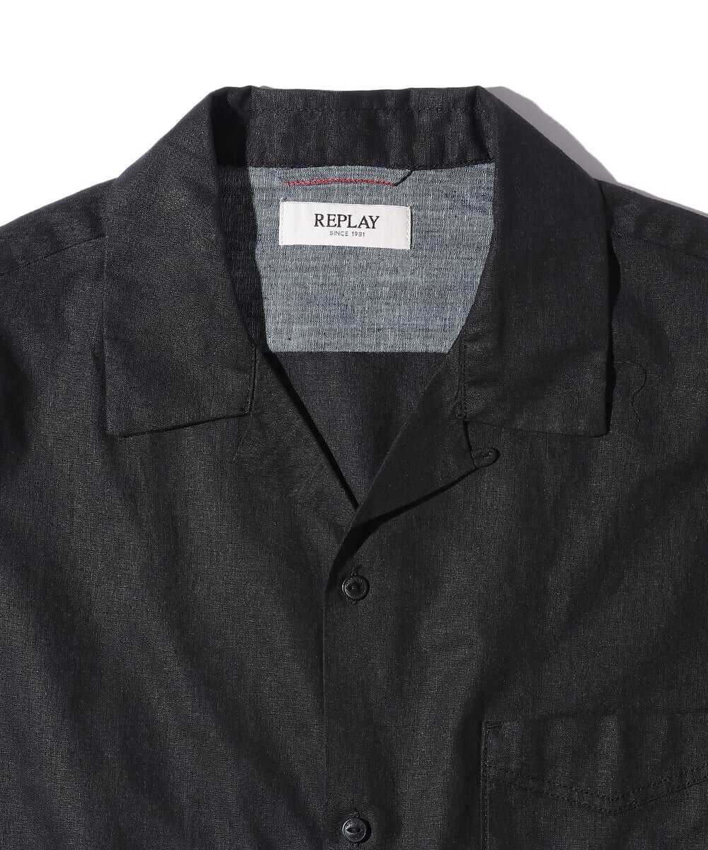 リネンコットン リラックス フィットシャツ