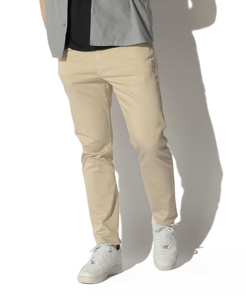 LANNY/ラニー リラックス テイパード タッチブルデニムパンツ