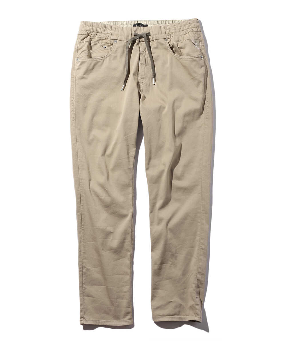 LANNY/ラニー リラックス テイパード タッチブルデニムパンツ