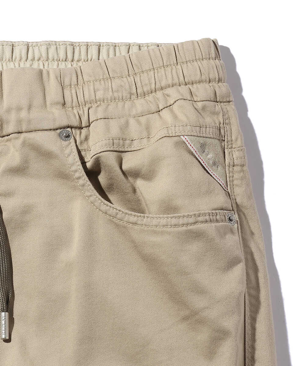 LANNY/ラニー リラックス テイパード タッチブルデニムパンツ