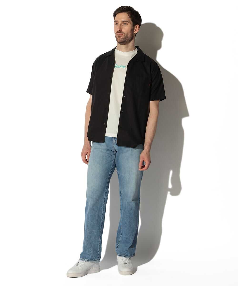 DEEWEY/ディーウェイ ルーズフィット インディゴデニムパンツ