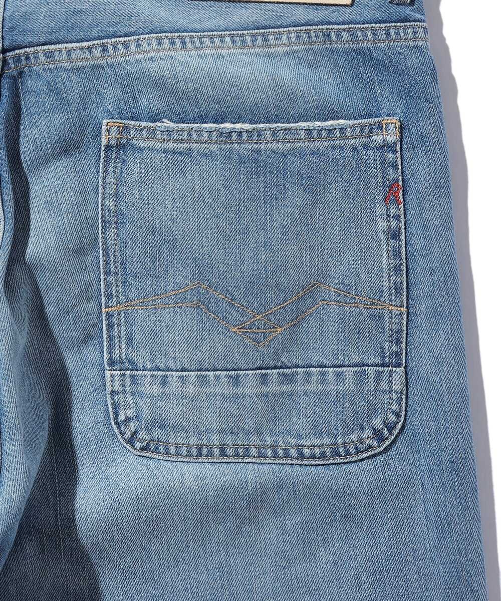 DEEWEY/ディーウェイ ルーズフィット インディゴデニムパンツ