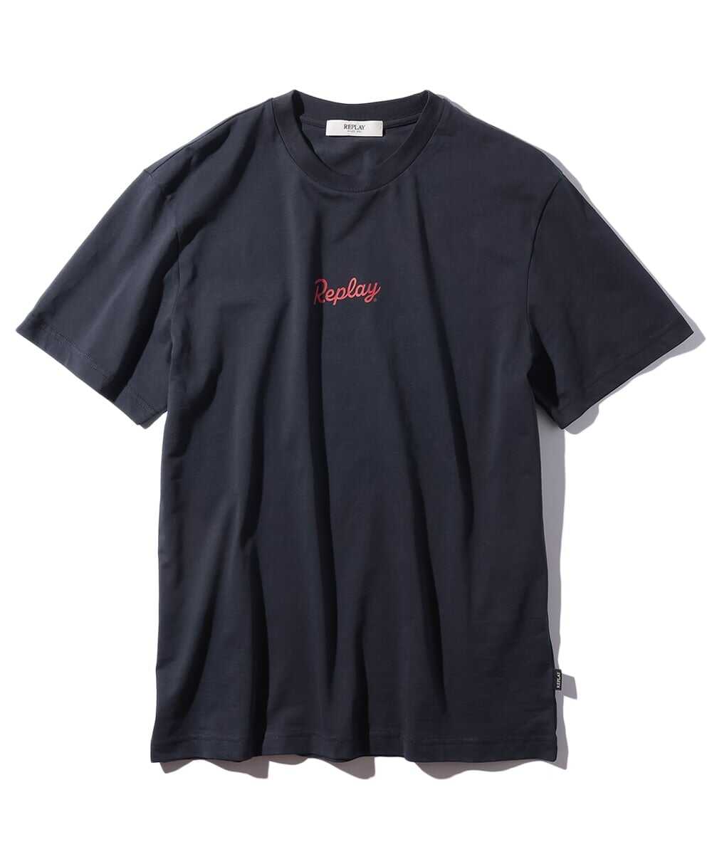 コットンジャージ ロゴヘリテイジバックプリントTシャツ