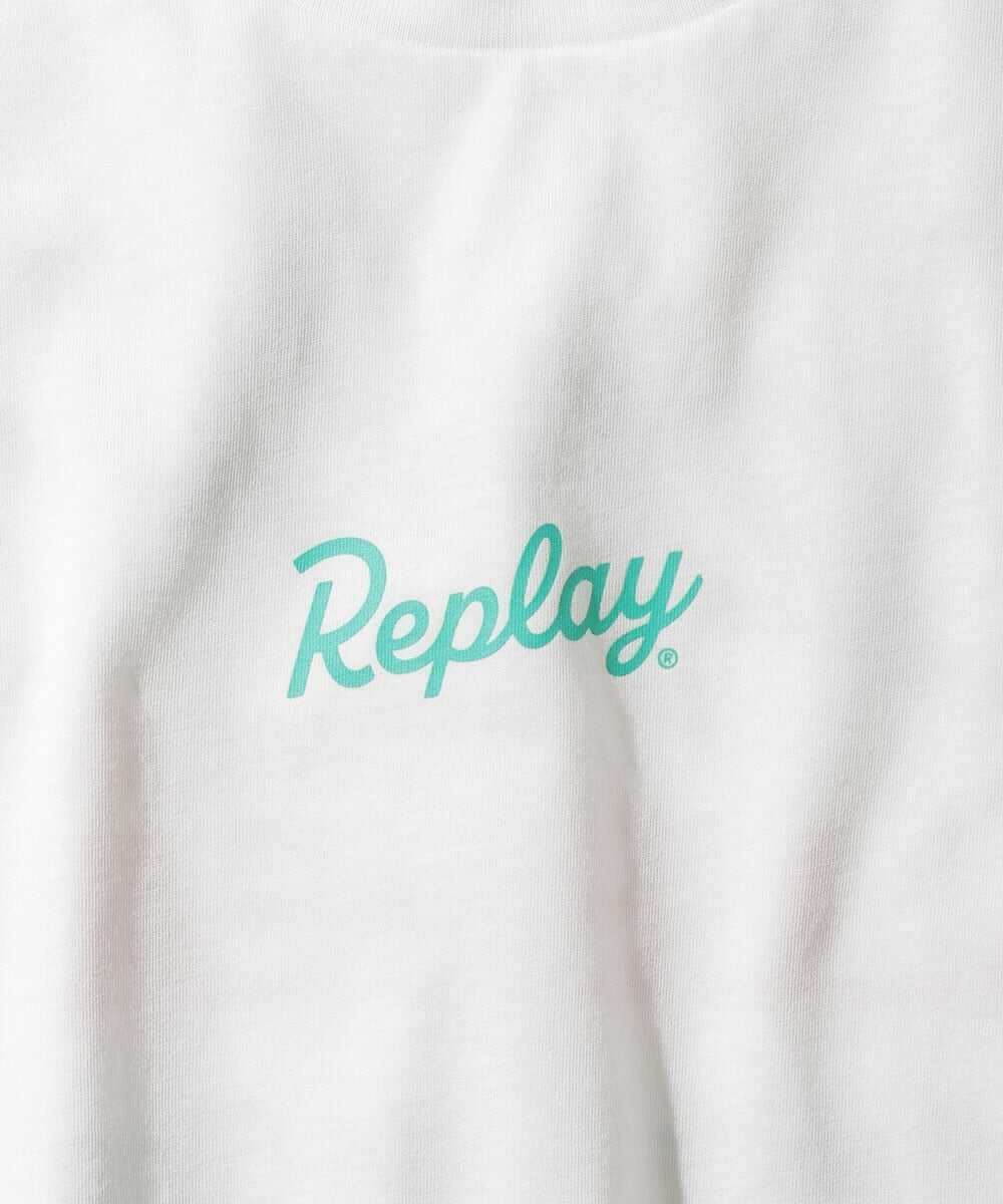 コットンジャージ ロゴヘリテイジバックプリントTシャツ