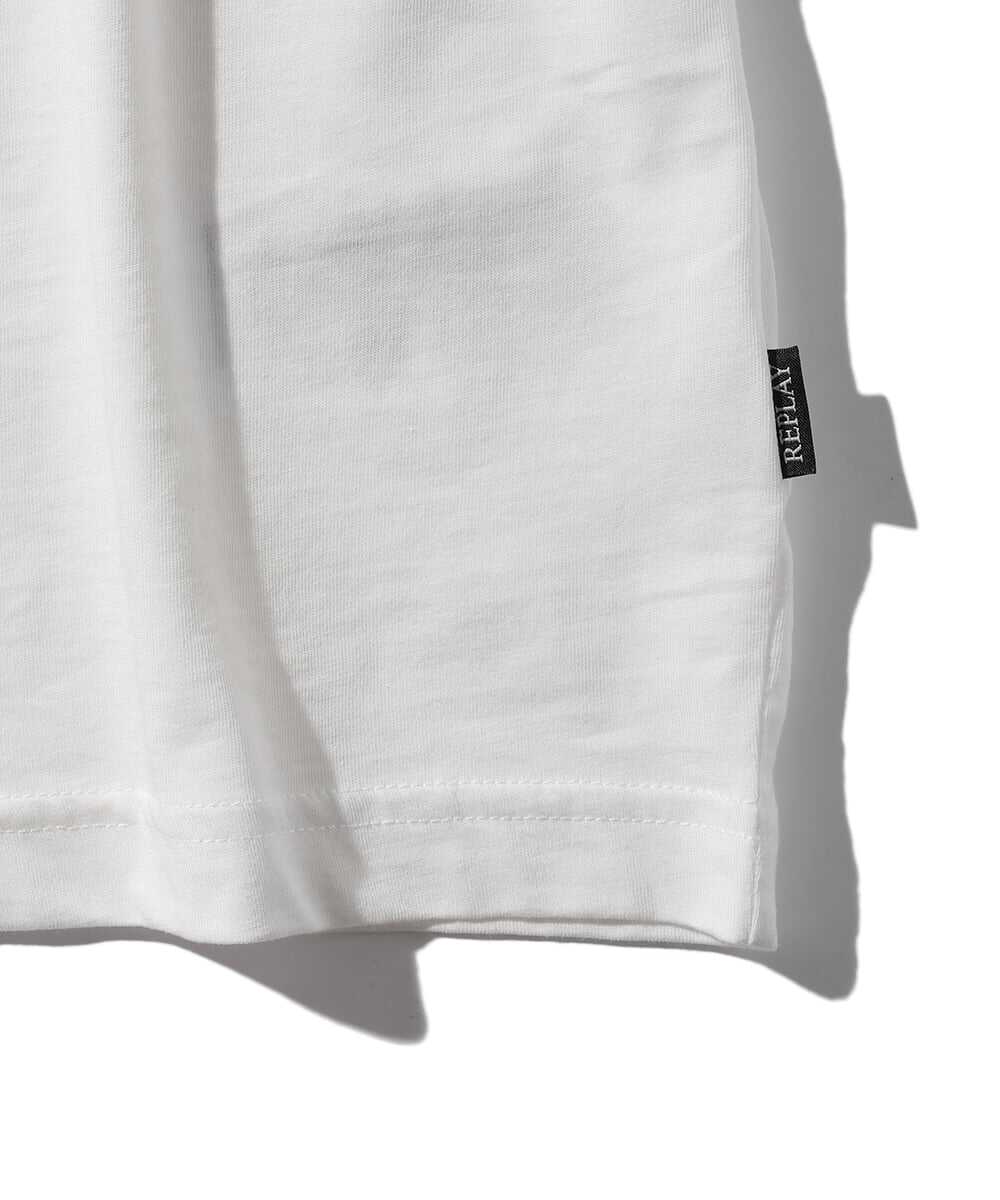 コットンジャージ ロゴヘリテイジバックプリントTシャツ