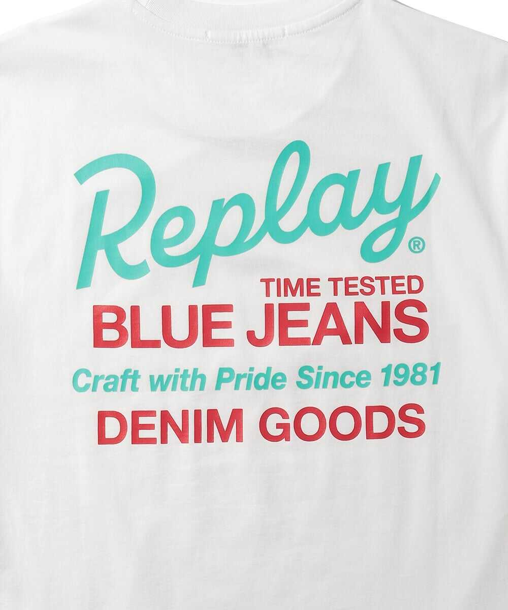 コットンジャージ ロゴヘリテイジバックプリントTシャツ