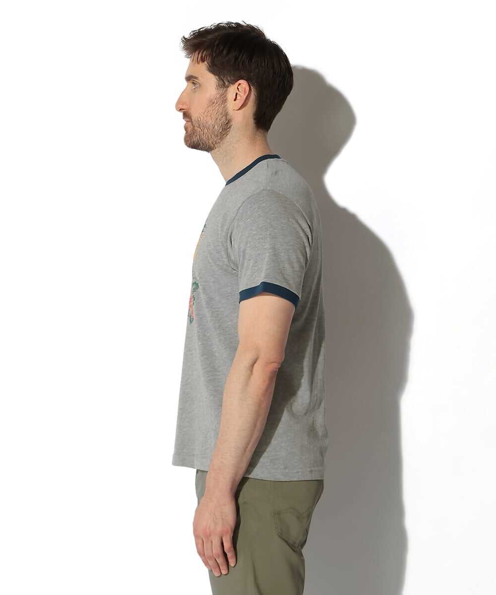 コットンジャージ HAWAIプリントTシャツ