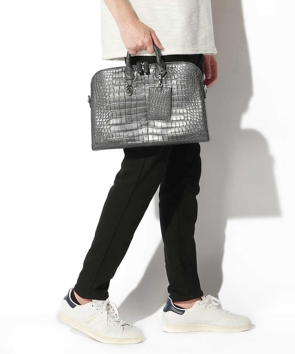 BOSS/ボス クロコダイル2WAYビジネスバッグ