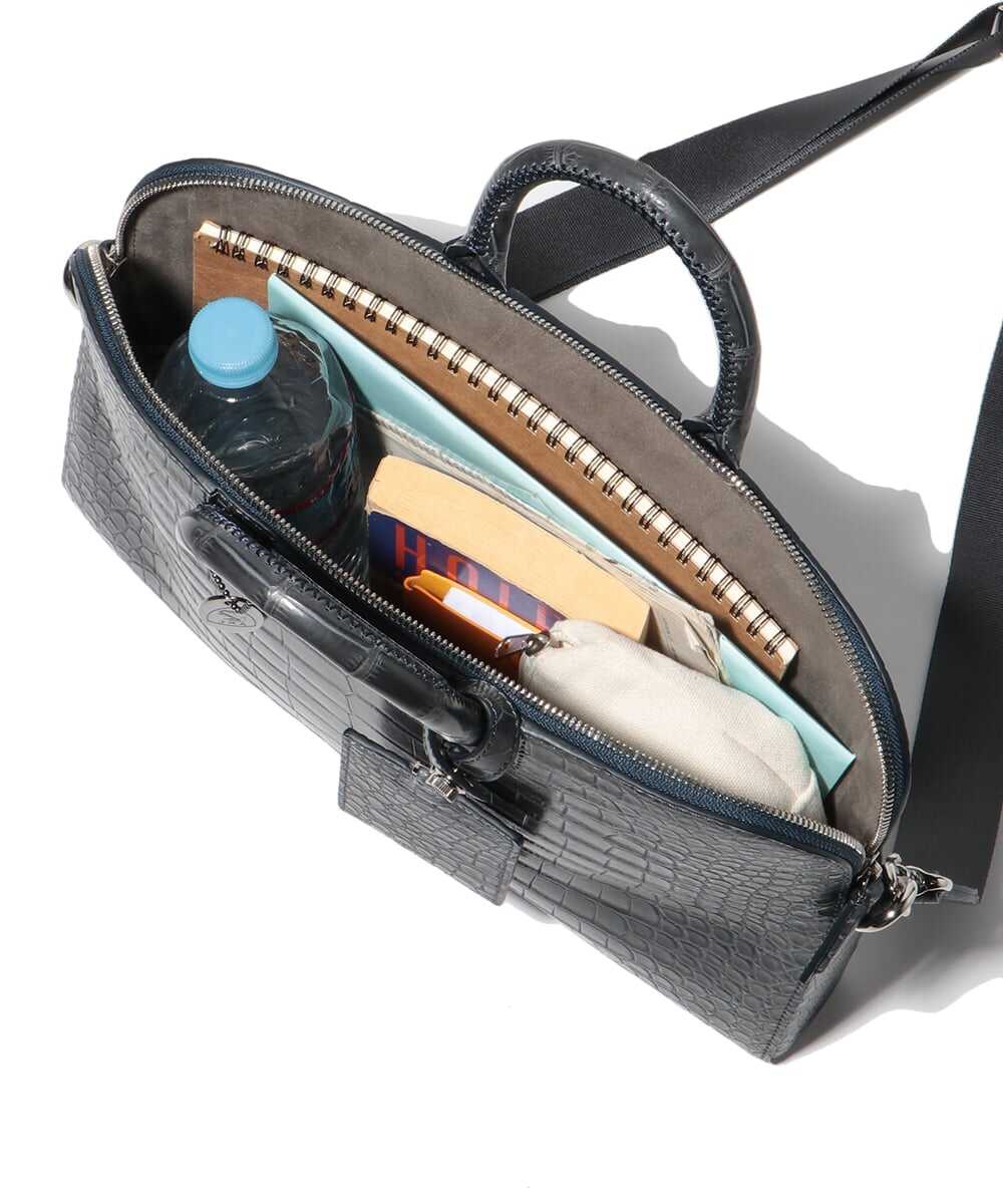 BOSS/ボス クロコダイル2WAYビジネスバッグ