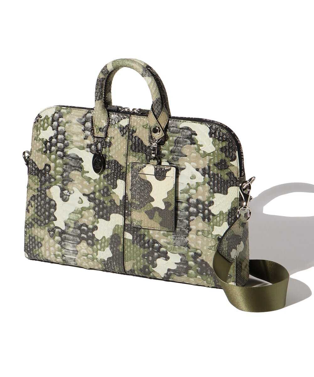 BOSS/ボス 2WAYパイソンレザーバッグ