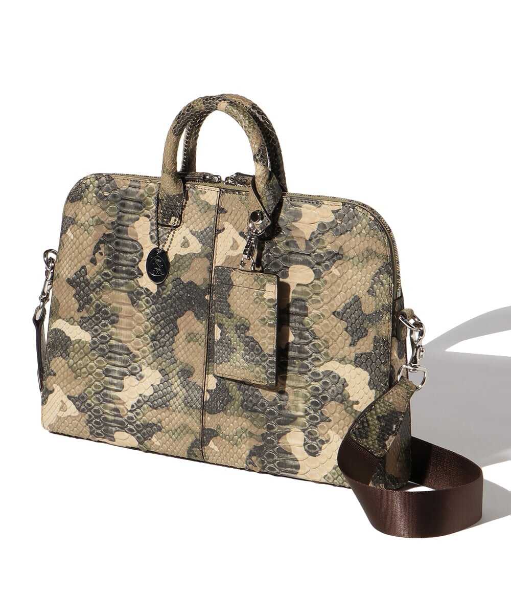 BOSS/ボス 2WAYパイソンレザーバッグ