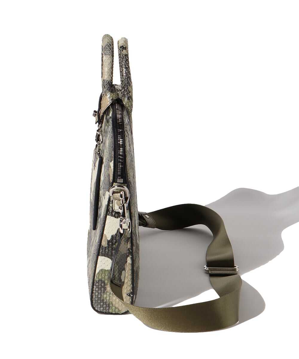 BOSS/ボス 2WAYパイソンレザーバッグ