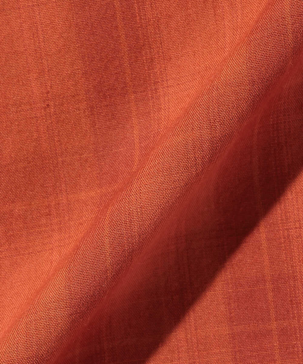 ヘンリーネックチェックシャツ