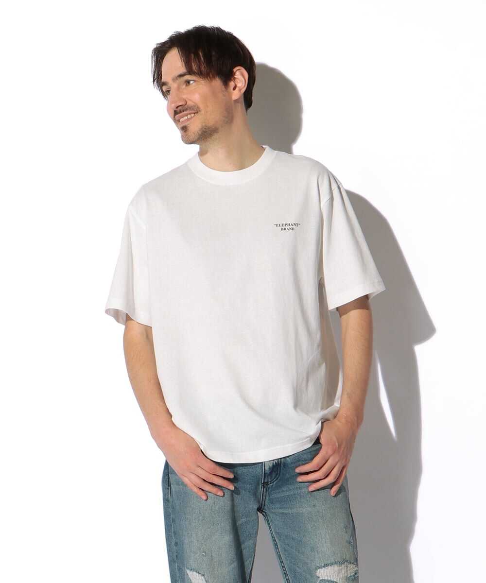 ヴィンテージグラフィック バックプリント リラックスTシャツ