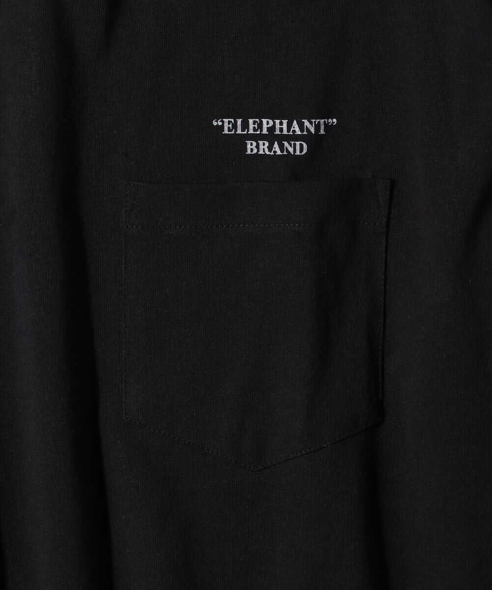 バックプリント 七分袖Tシャツ
