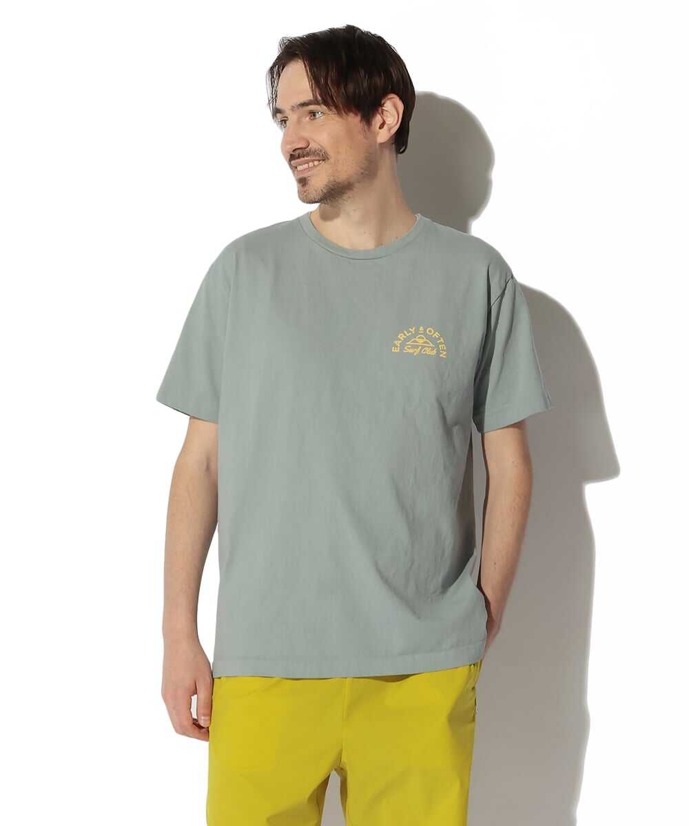 バックプリント コットンTシャツ