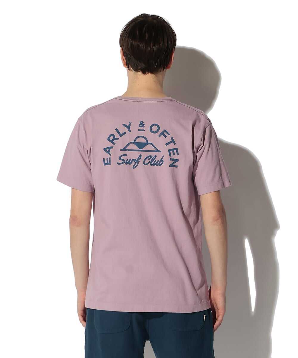 バックプリント コットンTシャツ