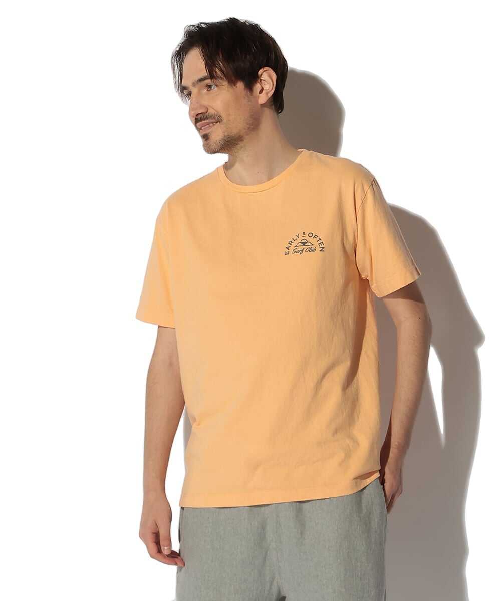 バックプリント コットンTシャツ