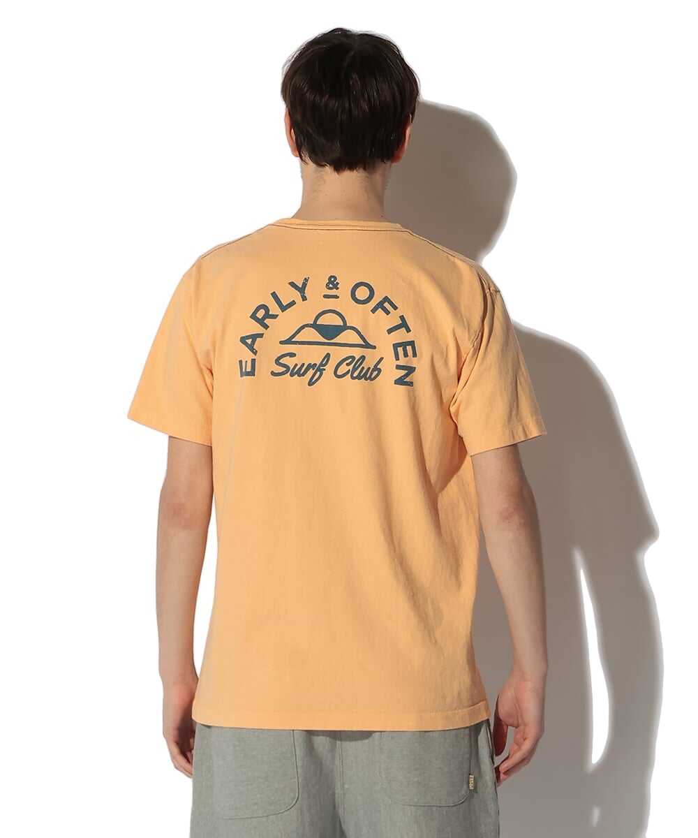 バックプリント コットンTシャツ