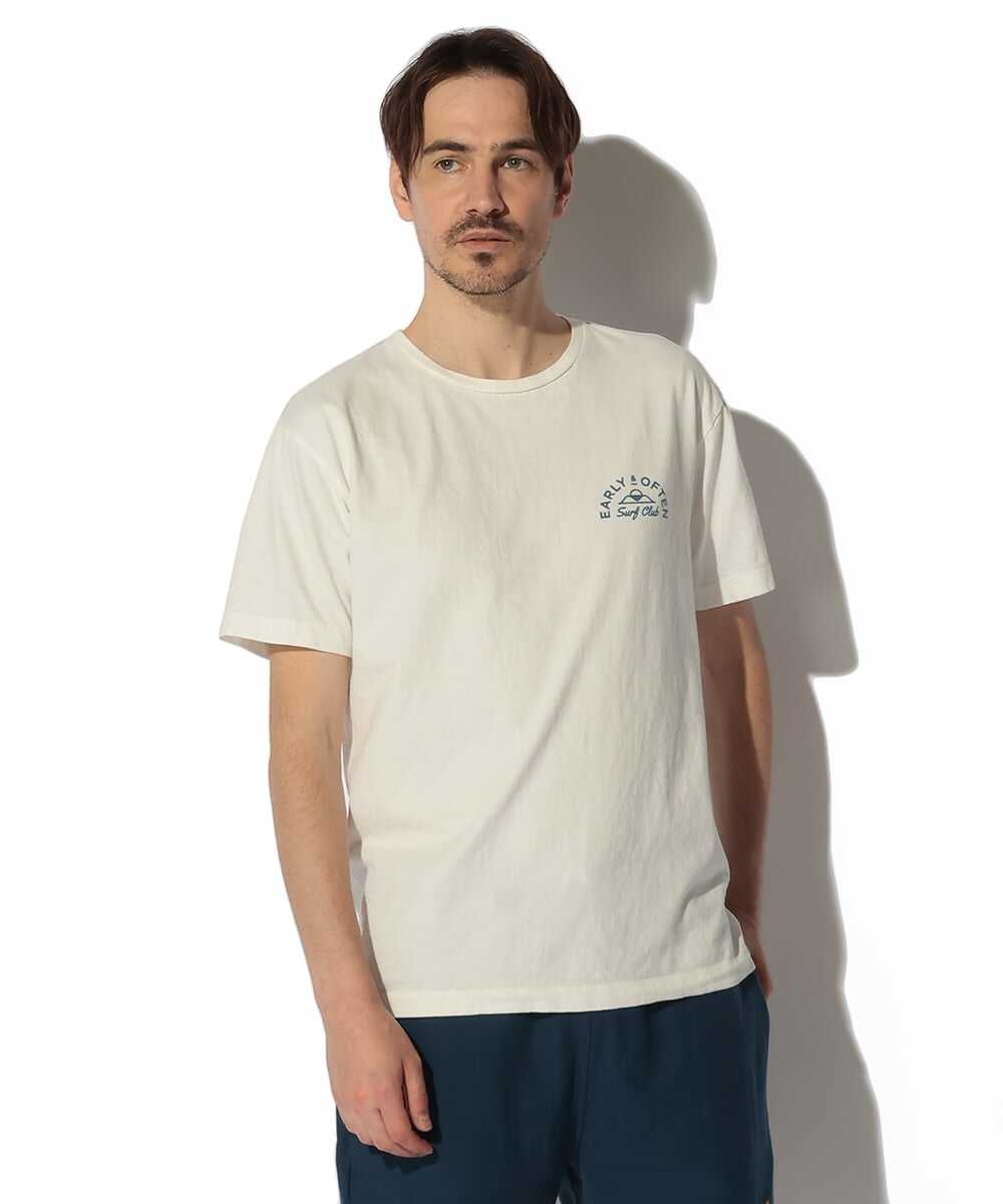 バックプリント コットンTシャツ