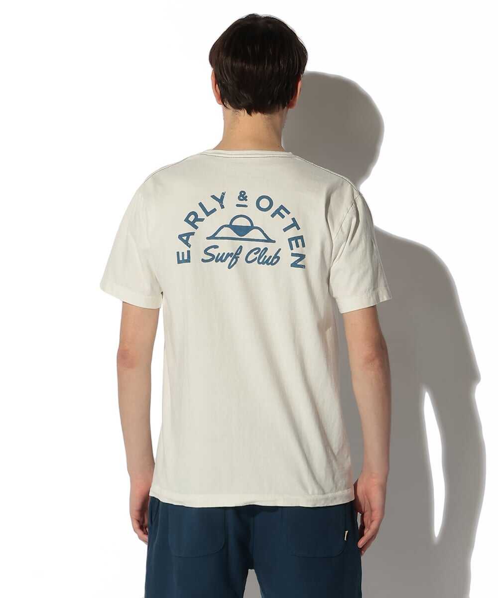 バックプリント コットンTシャツ